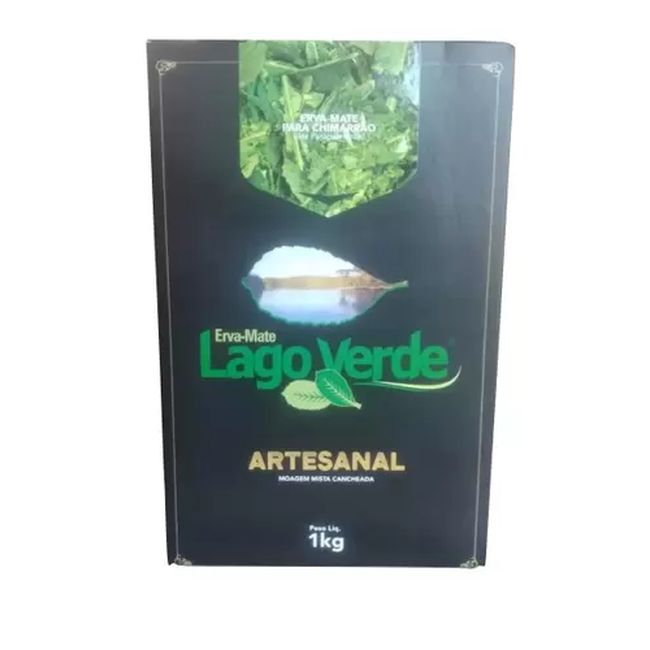 ERVA MATE LAGO VERDE ARTESANAL VACUO 1KG