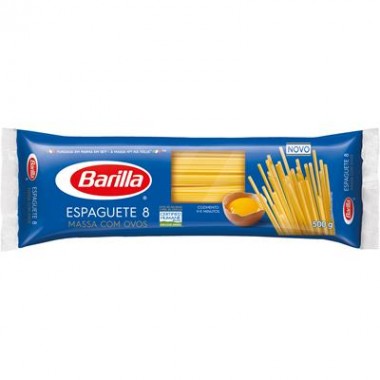 MASSA BARILLA 500G SPAGUETTI N8