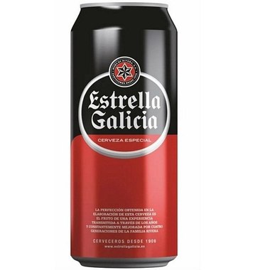 CERVEJA ESTRELLA GALICIA LATAO 473ML