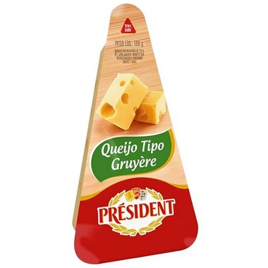 QUEIJO PRESIDENT GRUYERE 160GR