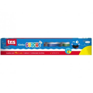 TINTA GUACHE TRIS 6 CORES