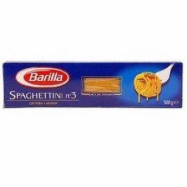 MASSA BARILLA SPAGHETTINI  N3 500GR